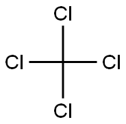 四塩化炭素 化学構造式