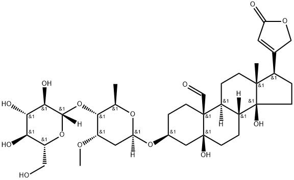 K-strophanthin-beta,560-53-2,结构式