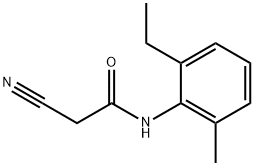 Acetamide, 2-cyano-N-(2-ethyl-6-methylphenyl)- (9CI) 化学構造式
