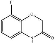 8-FLUORO-2H-BENZO[B][1,4]OXAZIN-3(4H)-ONE 化学構造式