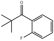 2,2-ジメチル-2'-フルオロプロピオフェノン 化学構造式
