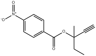 3-Methyl-1-pentyn-3-ol 4-nitrobenzoate Struktur