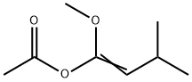 2-Methoxy-4-methyl-2-pentenoic acid methyl ester Structure