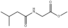 N-(3-Methyl-1-oxobutyl)glycine methyl ester,56009-37-1,结构式