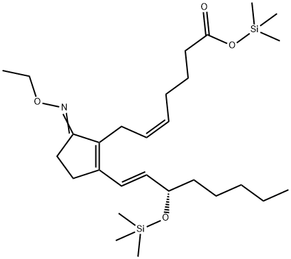 56009-44-0 (5Z,13E,15S)-9-(Ethoxyimino)-15-(trimethylsiloxy)prosta-5,8(12),13-trien-1-oic acid trimethylsilyl ester