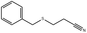 3-苄基硫代丙腈, 5601-23-0, 结构式