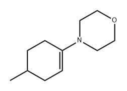 1-Morpholino-4-methyl-1-cyclohexene Struktur