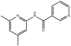 3-Pyridinecarboxamide,N-(4,6-dimethyl-2-pyridinyl)-(9CI) 结构式