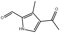 1H-Pyrrole-2-carboxaldehyde, 4-acetyl-3-methyl- (9CI),56015-72-6,结构式