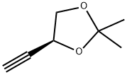(S)-4-乙炔基-2,2-二甲基-1,3-二氧戊环, 56017-85-7, 结构式
