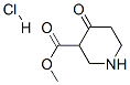 4-哌啶酮-3-羧酸甲酯盐酸盐,56026-52-9,结构式