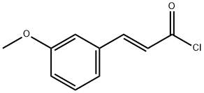 (E)-3-(3-Метоксифенил)-2-пропеноилхлорид структура