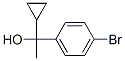 4-bromo-alpha-cyclopropyl-alpha-methylbenzyl alcohol Structure