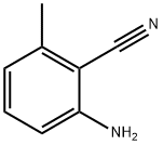 2-アミノ-6-メチルベンゾニトリル 化学構造式