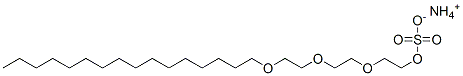 56049-85-5 ammonium 2-[2-[2-(hexadecyloxy)ethoxy]ethoxy]ethyl sulphate