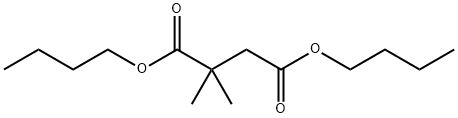 2,2-ジメチルブタン二酸ジブチル 化学構造式