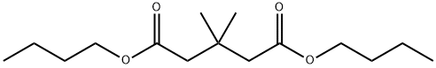 3,3-Dimethylpentanedioic acid dibutyl ester Structure