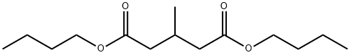 3-メチルペンタン二酸ジブチル 化学構造式