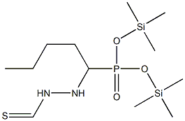 [1-(Isothiocyanatoamino)pentyl]phosphonic acid bis(trimethylsilyl) ester,56051-91-3,结构式