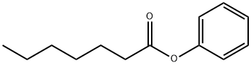 ヘプタン酸フェニル 化学構造式
