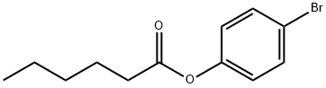 Hexanoic acid 4-bromophenyl ester Structure
