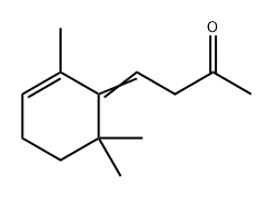 4-(2,6,6-Trimethyl-2-cyclohexen-1-ylidene)-2-butanone Struktur