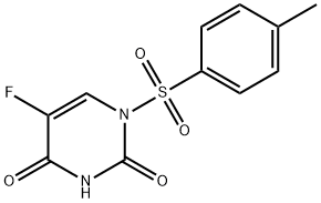 1-(4-Methylphenylsulfonyl)-5-fluorouracil 结构式