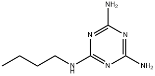 2,4-二氨基-6-正丁氨基-1,3,5-三嗪,5606-24-6,结构式