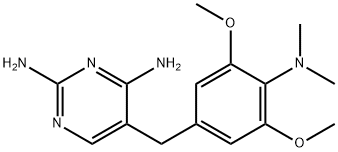 5-[(4-dimethylamino-3,5-dimethoxy-phenyl)methyl]pyrimidine-2,4-diamine Structure