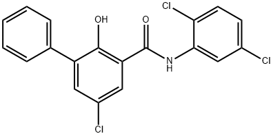 5-Chloro-N-(2,5-dichlorophenyl)-2-hydroxy-(1,1'-biphenyl)-3-carboxamide|