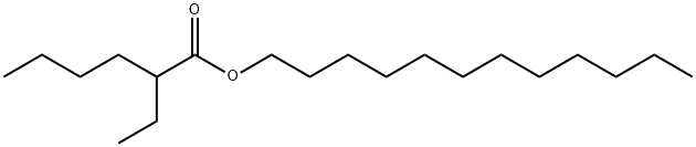 2-エチルヘキサン酸ドデシル 化学構造式