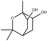 1,8-エポキシ-p-メンタン-2,6-ジオール 化学構造式