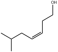 (Z)-6-メチル-3-ヘプテン-1-オール 化学構造式