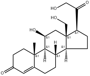 18-羟基皮质酮 结构式