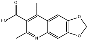 1,3-Dioxolo[4,5-g]quinoline-7-carboxylicacid,6,8-dimethyl-(9CI),561010-53-5,结构式