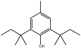 2,6-BIS(1,1-DIMETHYLPROPYL)-4-METHYLPHENOL Structure