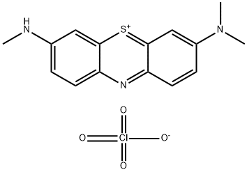 3-(dimethylamino)-7-(methylamino)phenothiazin-5-ium perchlorate,56109-48-9,结构式