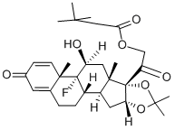 Triamcinolone hexacetonide Structure