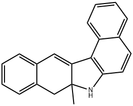 7a,8-Dihydro-7a-methyl-7H-dibenzo[b,g]carbazole Structure