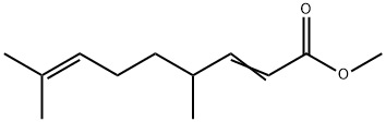 4,8-Dimethyl-2,7-nonadienoic acid methyl ester 结构式