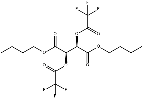 (2R,3R)-2,3-Bis[(2,2,2-trifluoroacetyl)oxy]butanedioic acid dibutyl ester Structure