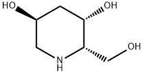 3,5-Piperidinediol,2-(hydroxymethyl)-,(2S,3S,5S)-(9CI) Structure