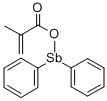 METHACRYLOXYDIPHENYLANTIMONY 化学構造式