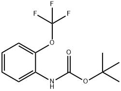 (2-(三氟甲氧基)苯基)氨基甲酸叔丁酯, 561304-39-0, 结构式