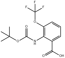 561304-40-3 2-[(tert-butoxycarbonyl)amino]-3-(trifluoromethoxy)benzoic acid