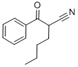 2-BENZOYLHEXANENITRILE 化学構造式