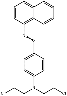 N,N-bis(2-chloroethyl)-4-(naphthalen-1-yliminomethyl)aniline|