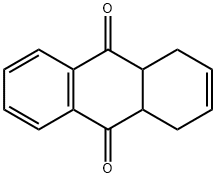 1,4,4a,9a-テトラヒドロアントラセン-9,10-ジオン 化学構造式
