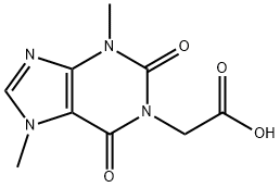 2,3,6,7-tetrahydro-3,7-dimethyl-2,6-dioxo-1H-purine-1-acetic acid Structure