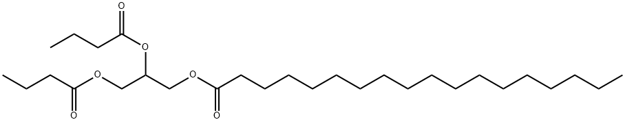 2,3-bis(1-oxobutoxy)propyl stearate,56149-03-2,结构式
